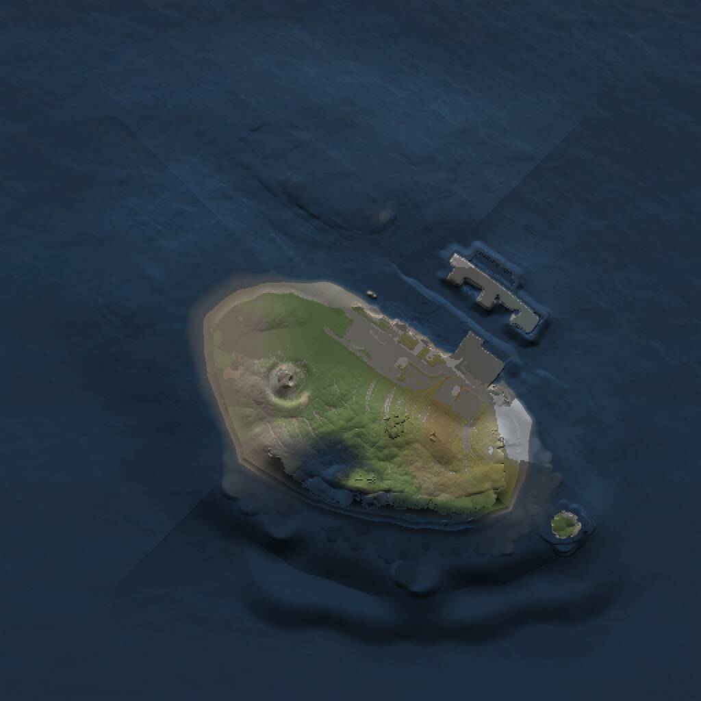 Rust Map: Procedural Map, Size: 1000, Seed: 1578076062, 2 Monuments