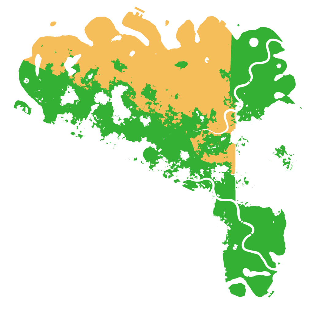 Biome Rust Map: Procedural Map, Size: 6000, Seed: 18769420