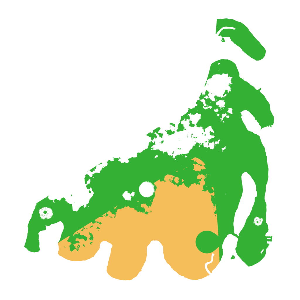 Biome Rust Map: Procedural Map, Size: 3500, Seed: 68354024