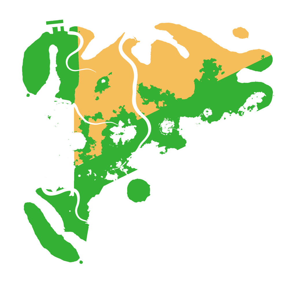 Biome Rust Map: Procedural Map, Size: 3500, Seed: 5673371