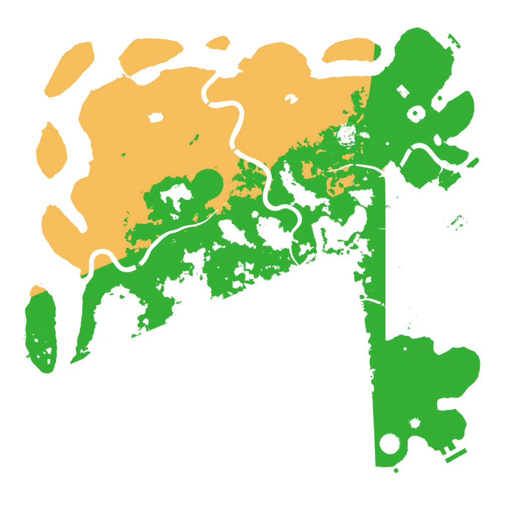 Biome Rust Map: Procedural Map, Size: 4500, Seed: 545930801