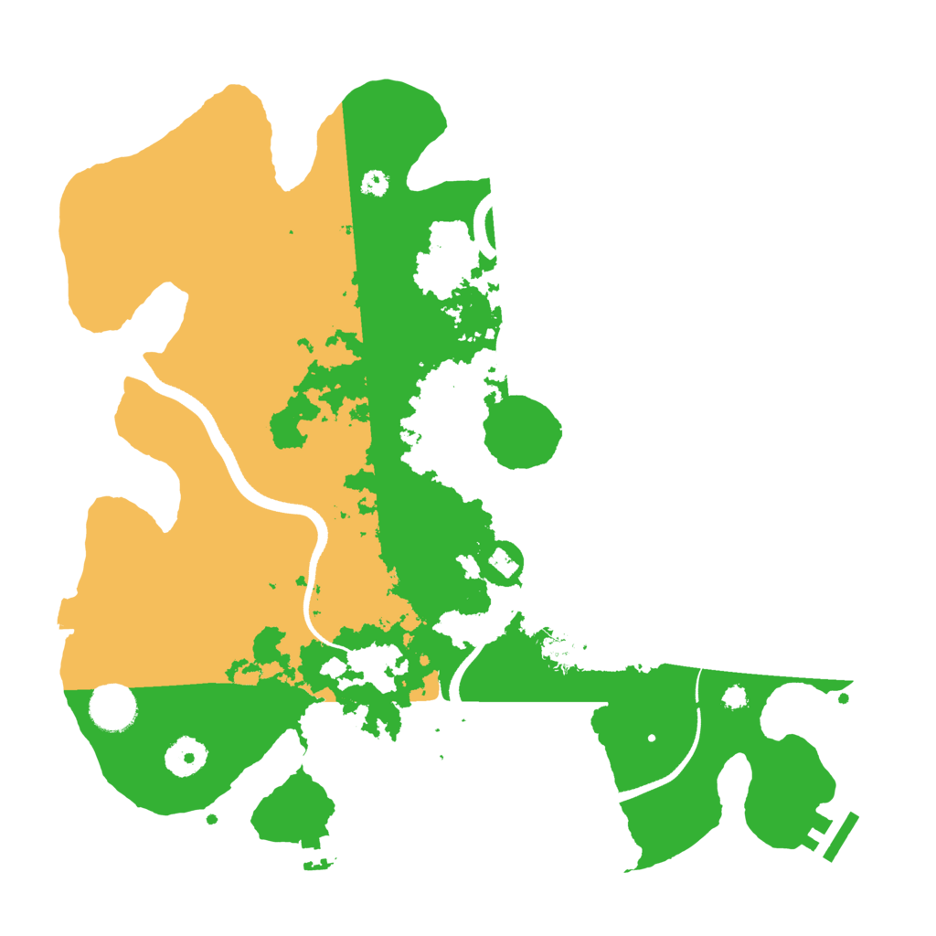 Biome Rust Map: Procedural Map, Size: 3521, Seed: 10000000