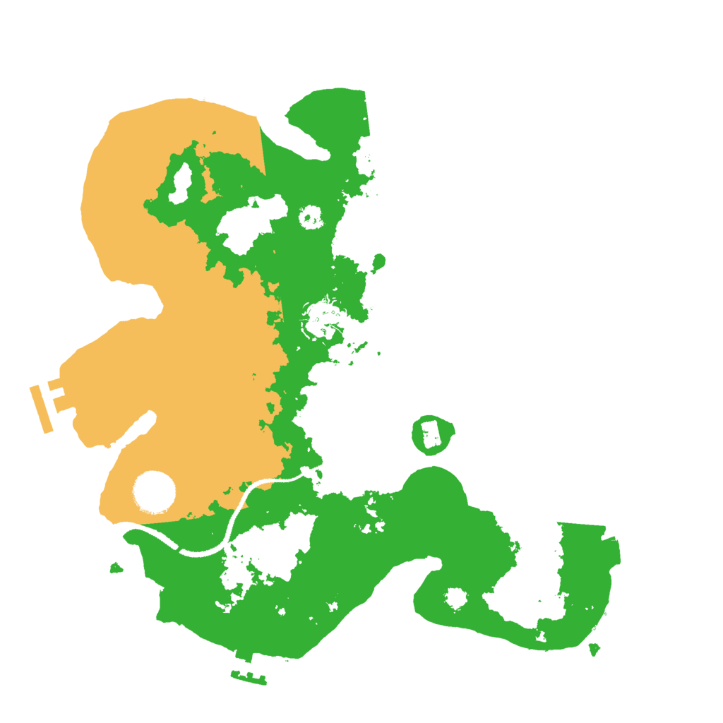 Biome Rust Map: Procedural Map, Size: 3000, Seed: 796695