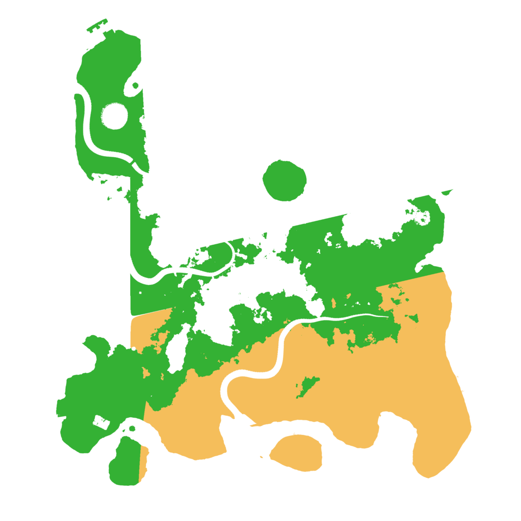 Biome Rust Map: Procedural Map, Size: 3500, Seed: 720403183