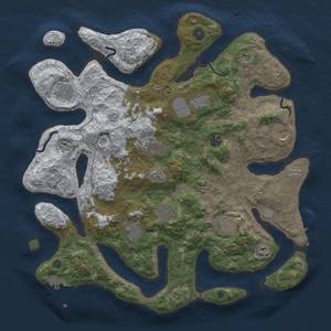 Thumbnail Rust Map: Procedural Map, Size: 4250, Seed: 1479589, 20 Monuments