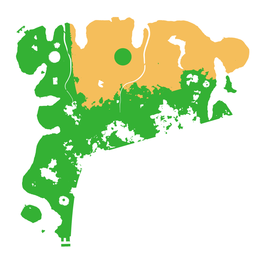 Biome Rust Map: Procedural Map, Size: 4000, Seed: 1165953