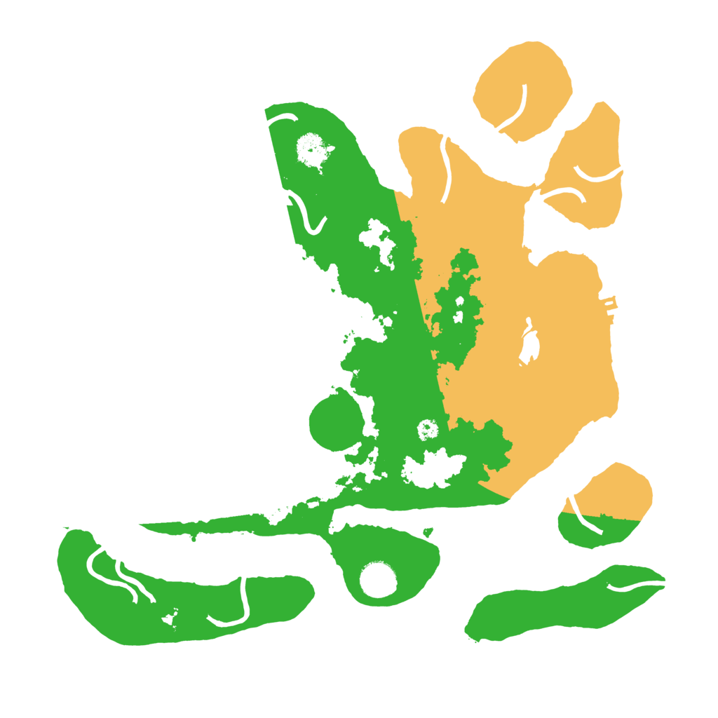 Biome Rust Map: Procedural Map, Size: 3500, Seed: 716467607