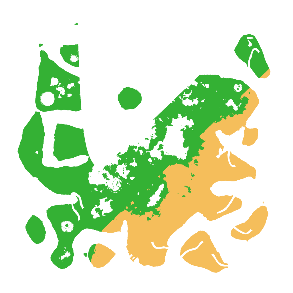 Biome Rust Map: Procedural Map, Size: 3666, Seed: 123456789