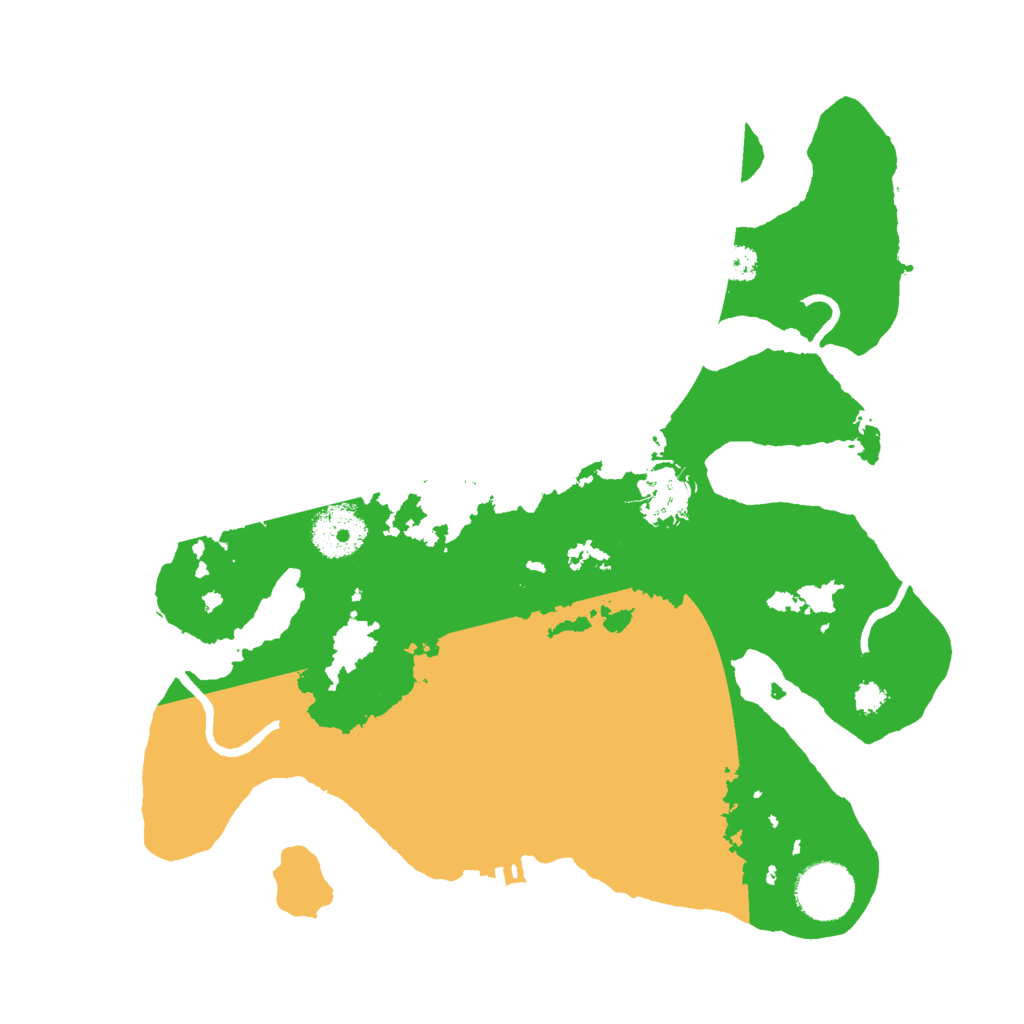 Biome Rust Map: Procedural Map, Size: 3070, Seed: 500570171