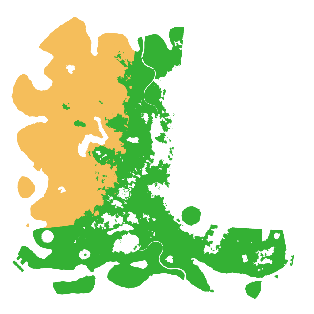 Biome Rust Map: Procedural Map, Size: 4500, Seed: 1779977