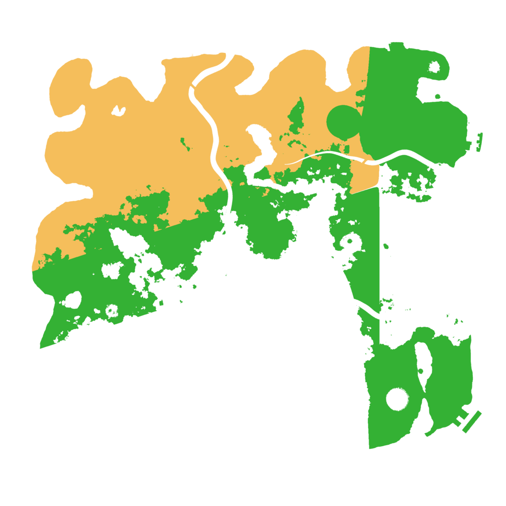 Biome Rust Map: Procedural Map, Size: 4000, Seed: 799241563