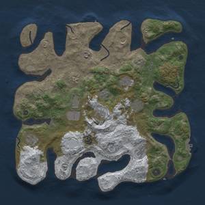 Thumbnail Rust Map: Procedural Map, Size: 4000, Seed: 799241563, 20 Monuments