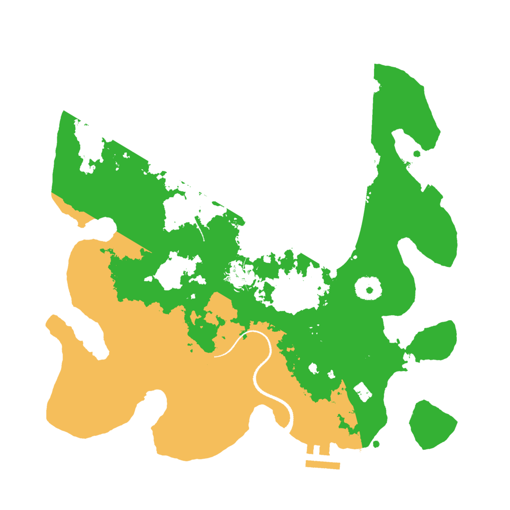 Biome Rust Map: Procedural Map, Size: 3000, Seed: 1658669758