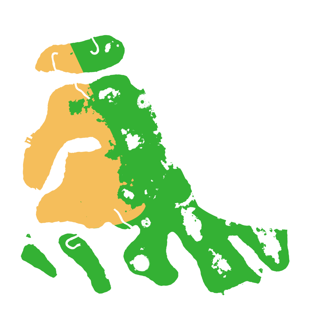 Biome Rust Map: Procedural Map, Size: 3500, Seed: 193948389