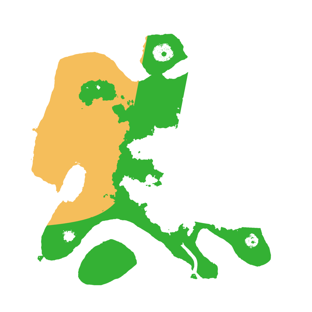 Biome Rust Map: Procedural Map, Size: 2500, Seed: 1852630047