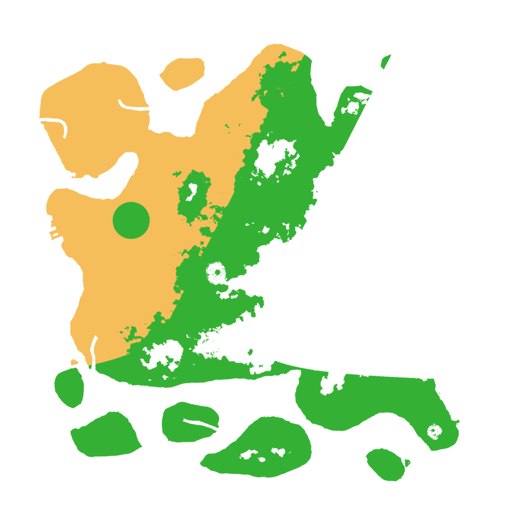 Biome Rust Map: Procedural Map, Size: 3700, Seed: 383052064