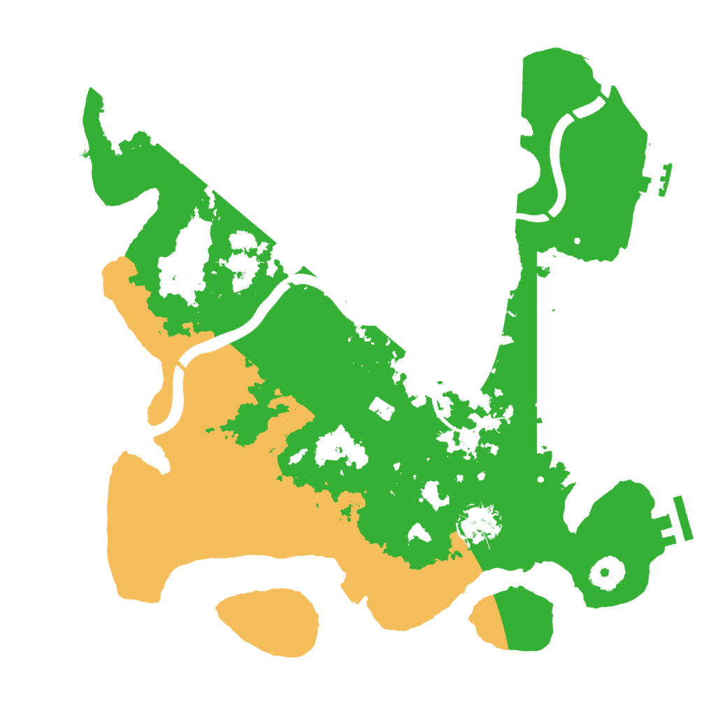 Biome Rust Map: Procedural Map, Size: 3200, Seed: 455