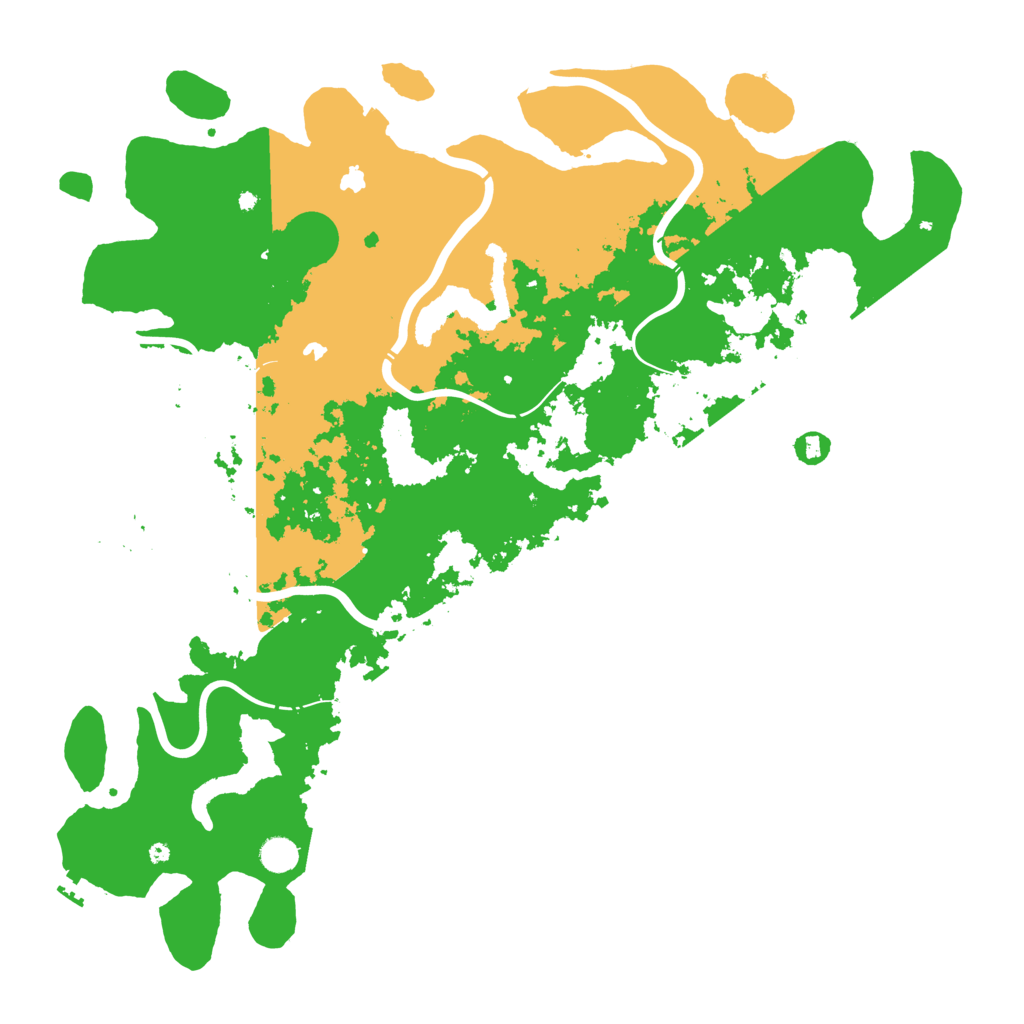 Biome Rust Map: Procedural Map, Size: 5000, Seed: 232874791