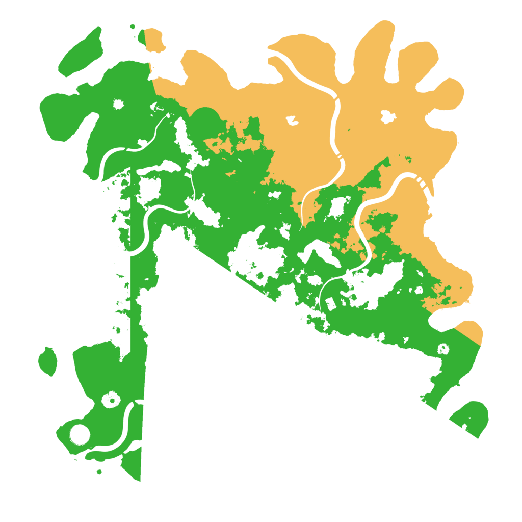Biome Rust Map: Procedural Map, Size: 4500, Seed: 59370238