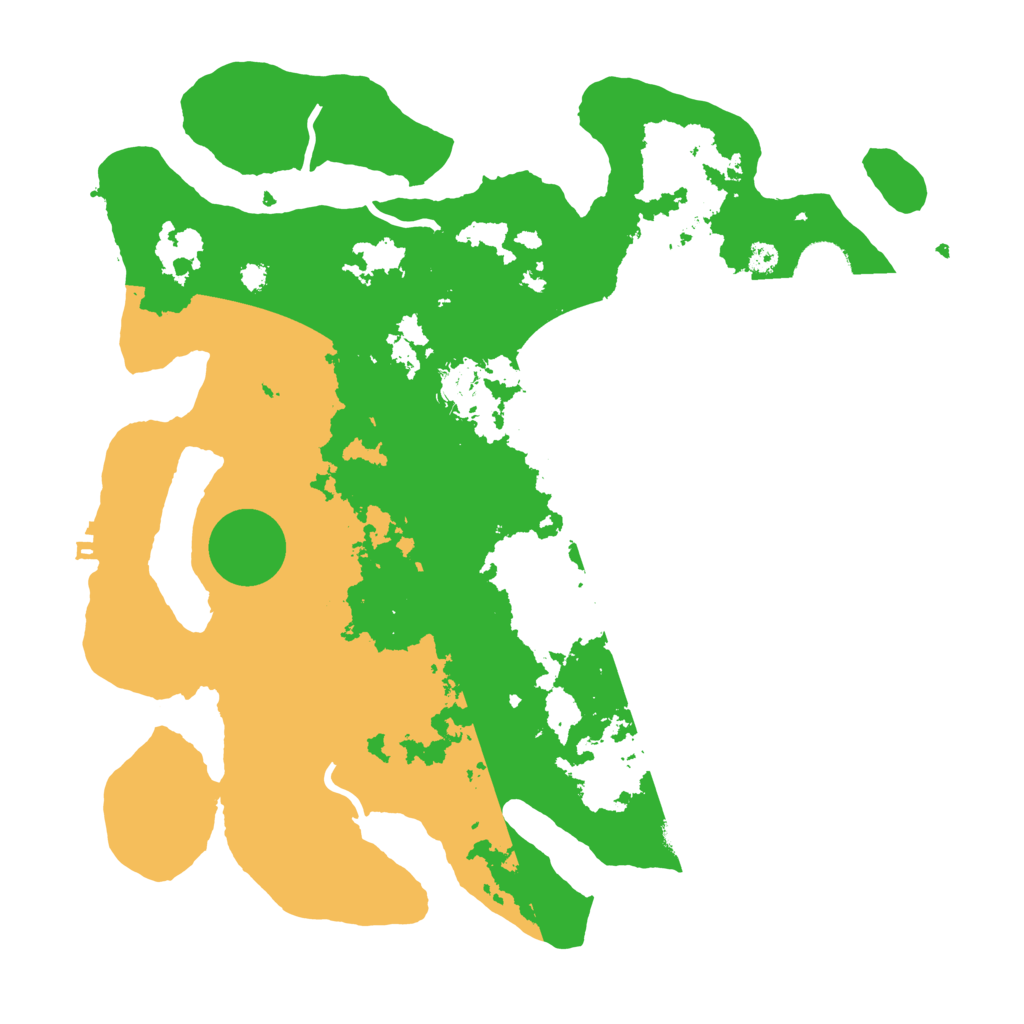 Biome Rust Map: Procedural Map, Size: 3500, Seed: 345834