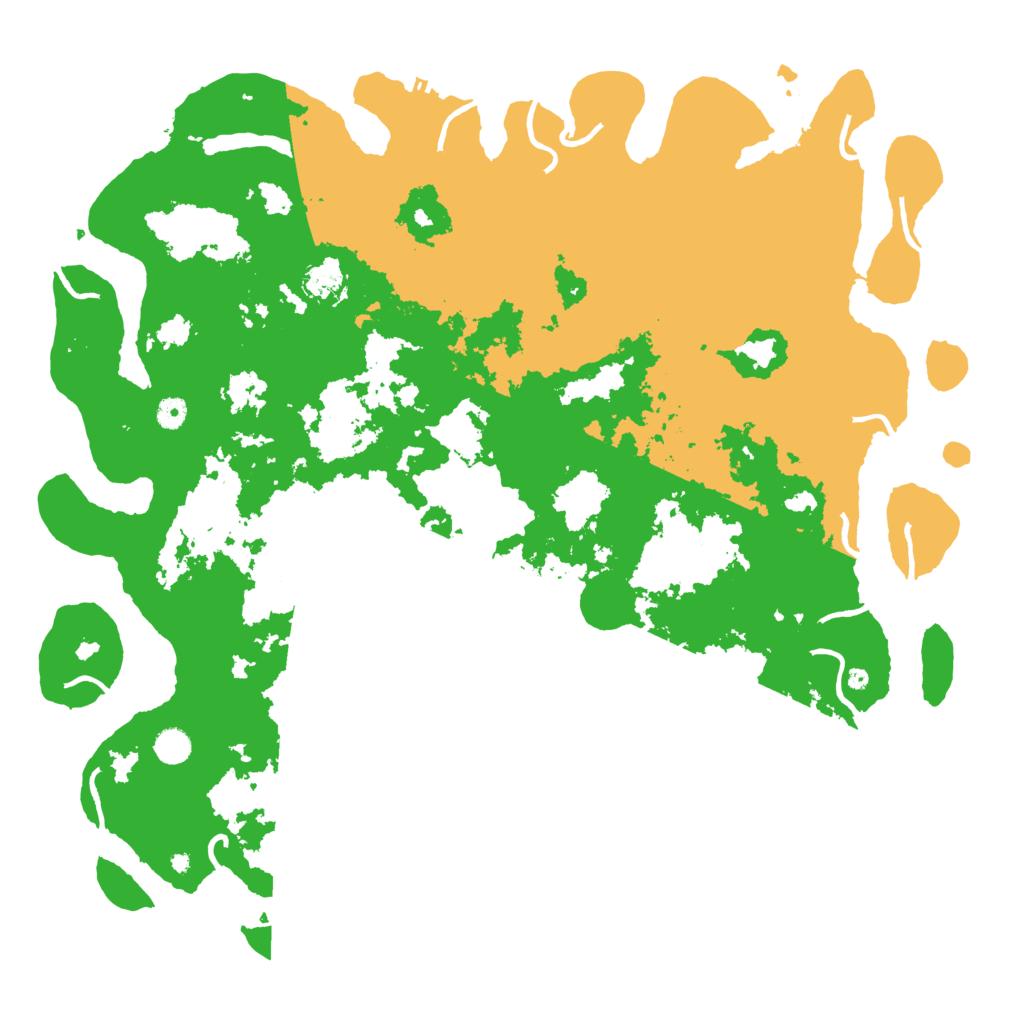Biome Rust Map: Procedural Map, Size: 5000, Seed: 88888880