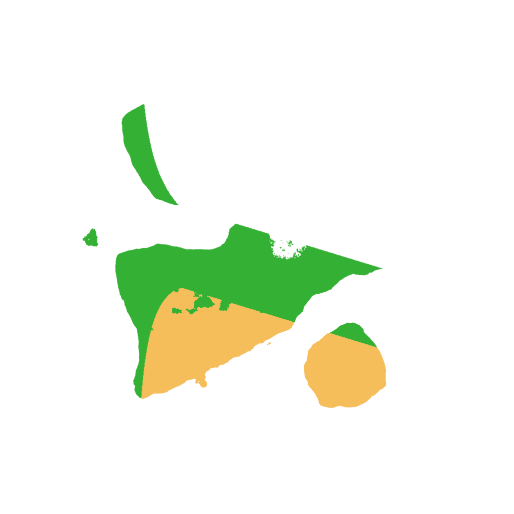 Biome Rust Map: Procedural Map, Size: 1600, Seed: 13825