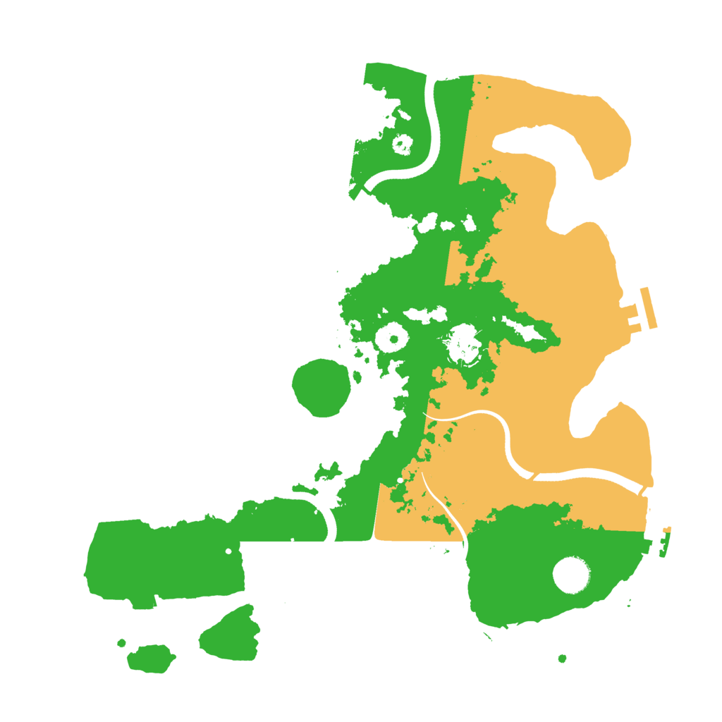 Biome Rust Map: Procedural Map, Size: 3500, Seed: 1526492038