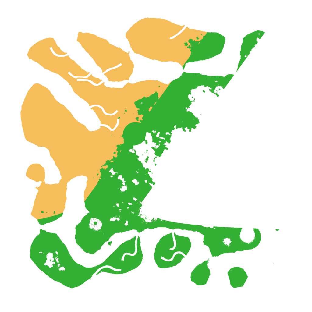 Biome Rust Map: Procedural Map, Size: 3700, Seed: 3046422