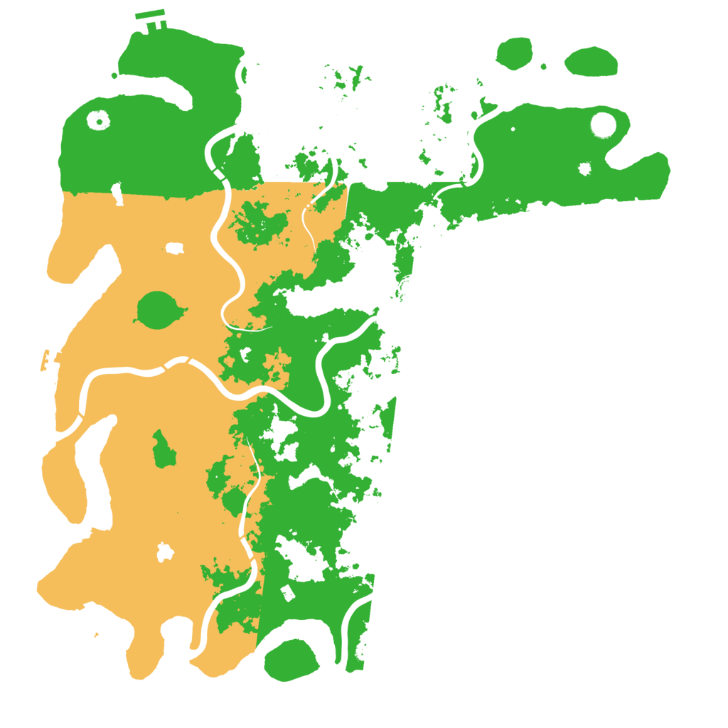 Biome Rust Map: Procedural Map, Size: 5000, Seed: 8476200