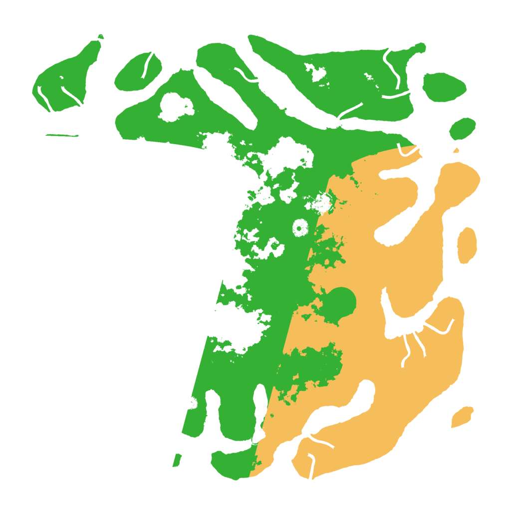 Biome Rust Map: Procedural Map, Size: 4500, Seed: 1283881