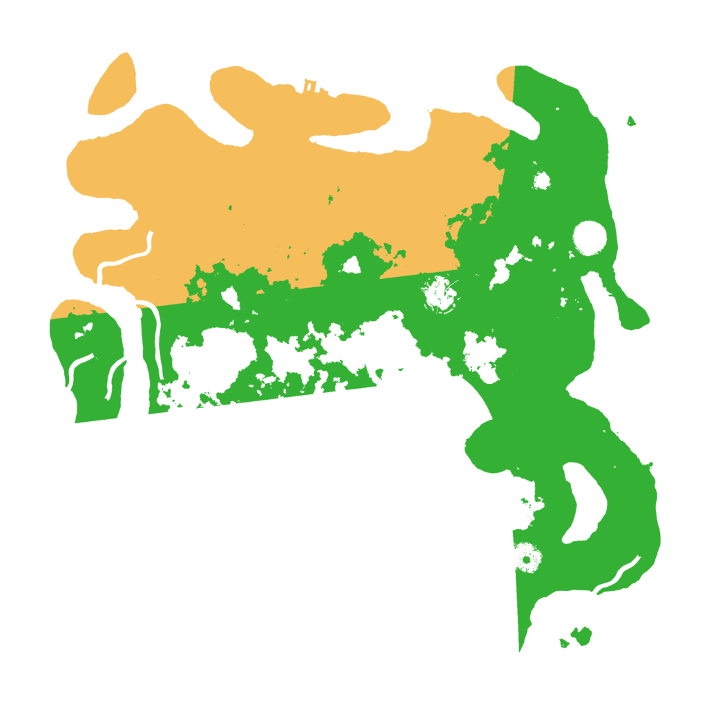 Biome Rust Map: Procedural Map, Size: 3700, Seed: 4391008