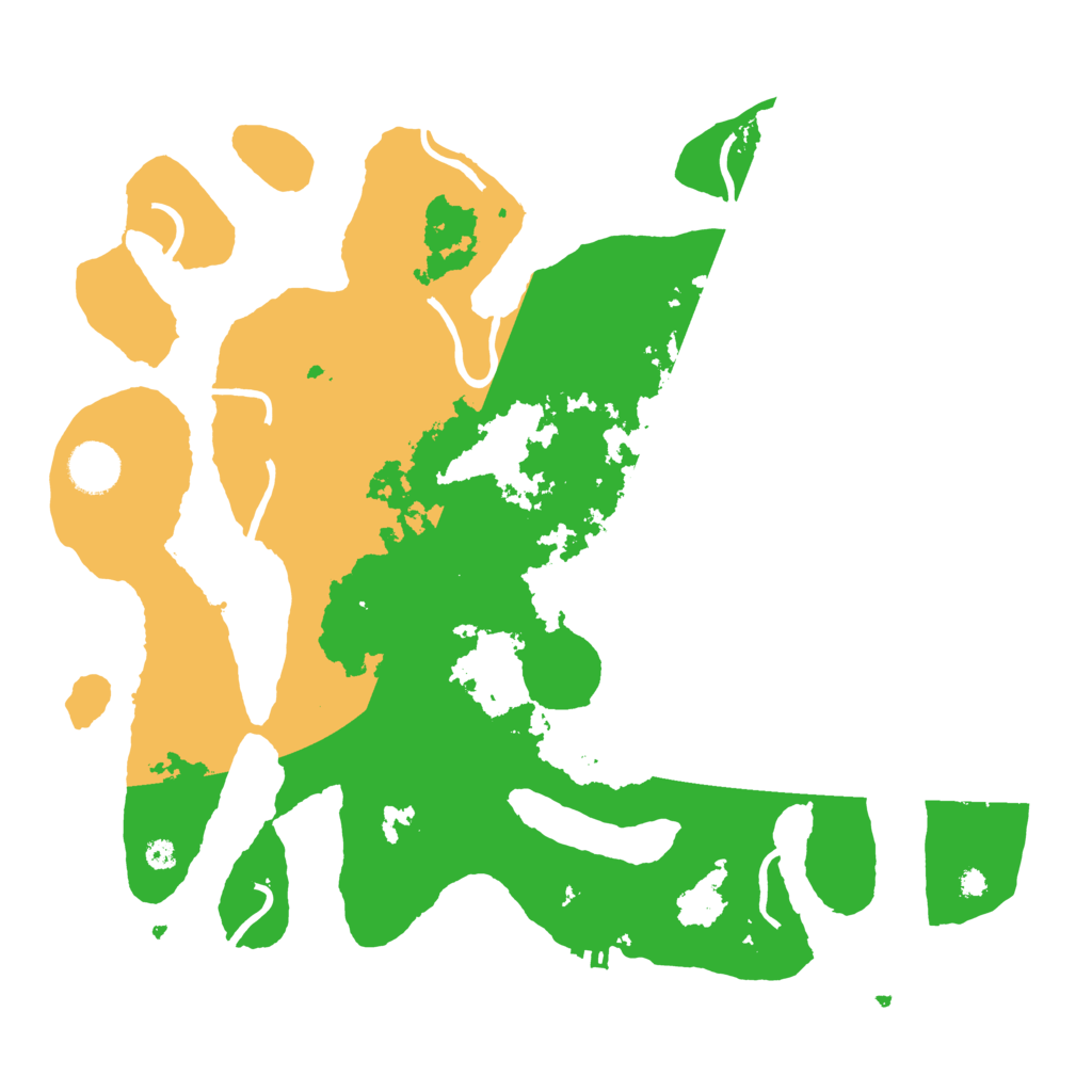 Biome Rust Map: Procedural Map, Size: 3700, Seed: 826084