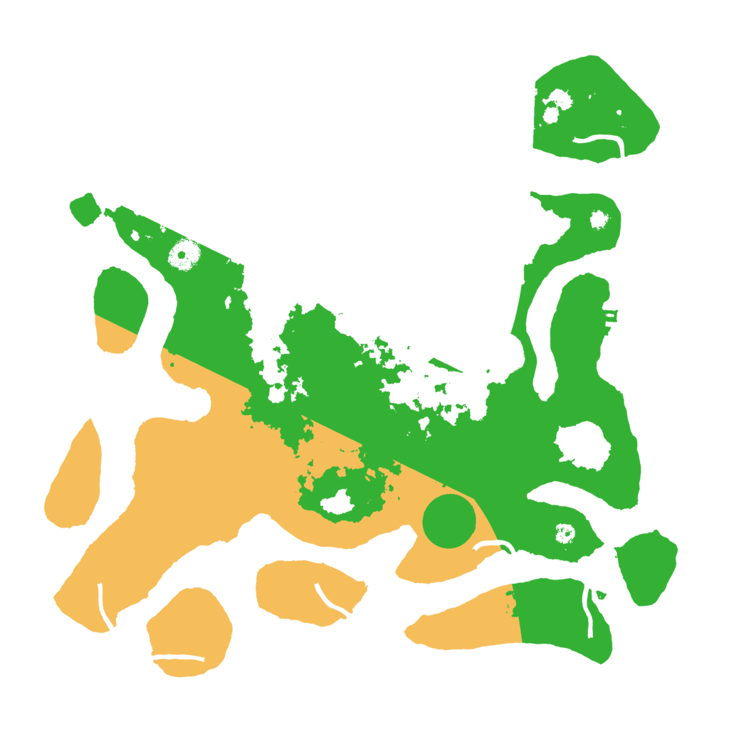 Biome Rust Map: Procedural Map, Size: 3700, Seed: 2575103