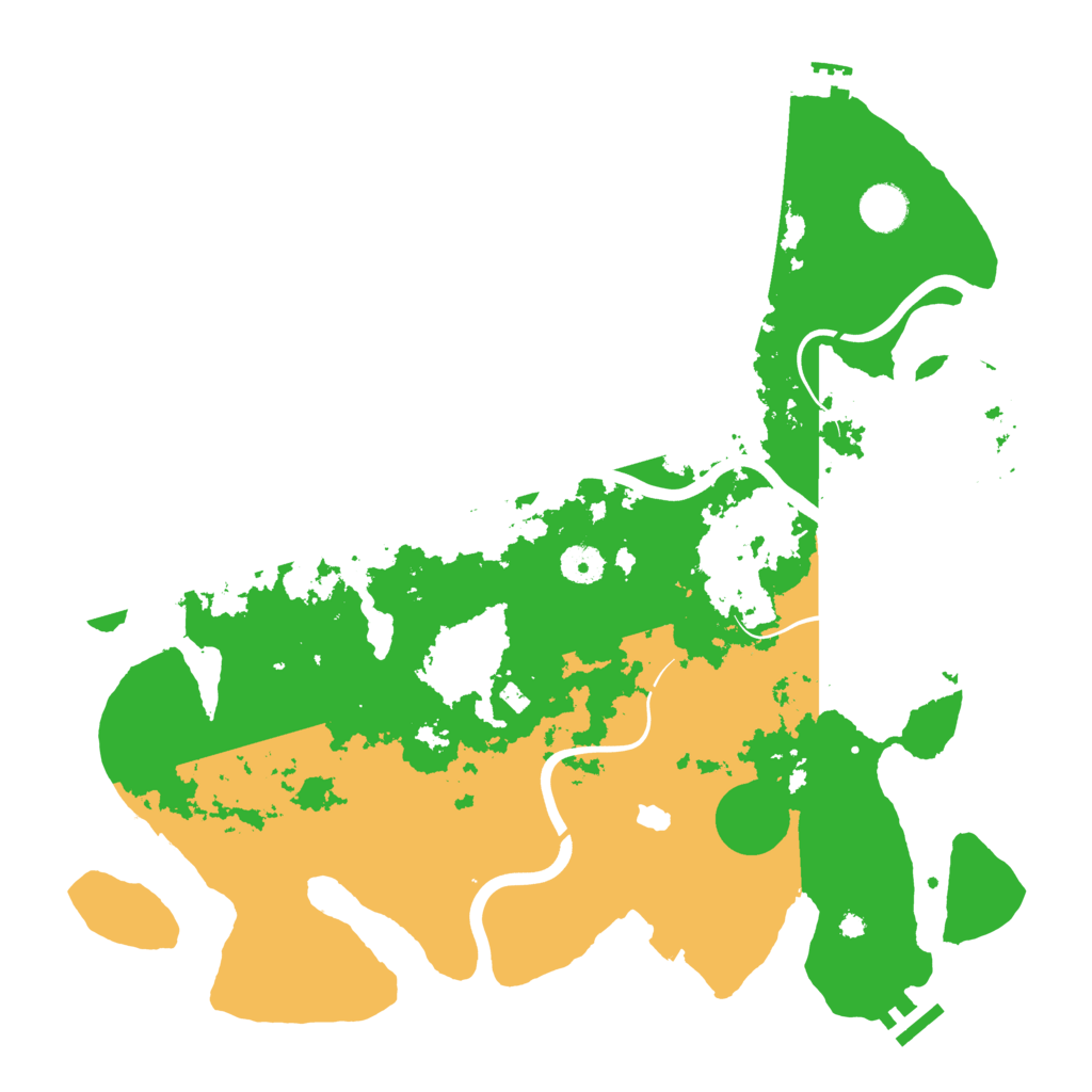 Biome Rust Map: Procedural Map, Size: 4000, Seed: 64737090