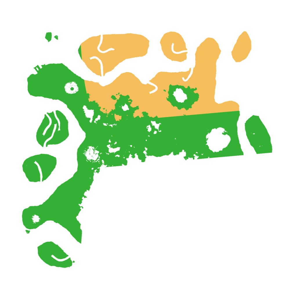 Biome Rust Map: Procedural Map, Size: 3500, Seed: 1950207804