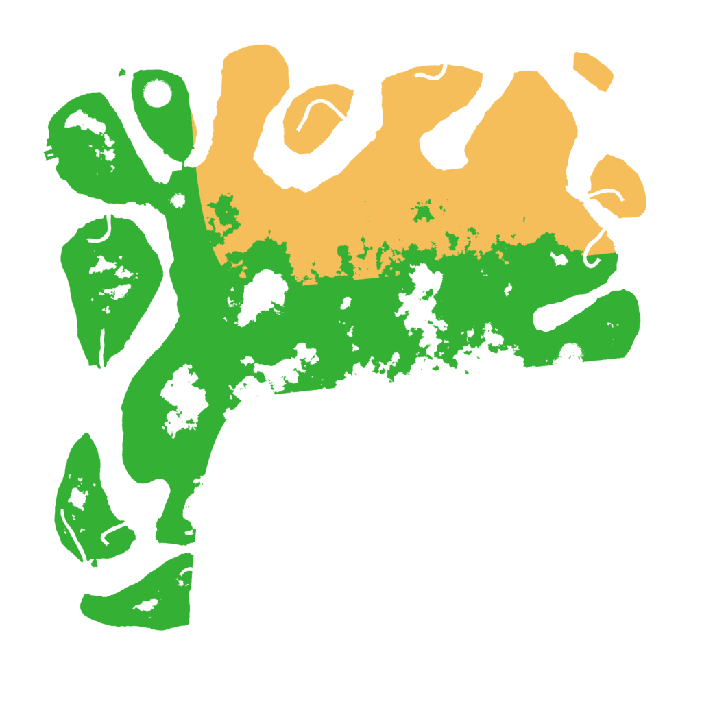 Biome Rust Map: Procedural Map, Size: 4500, Seed: 350840