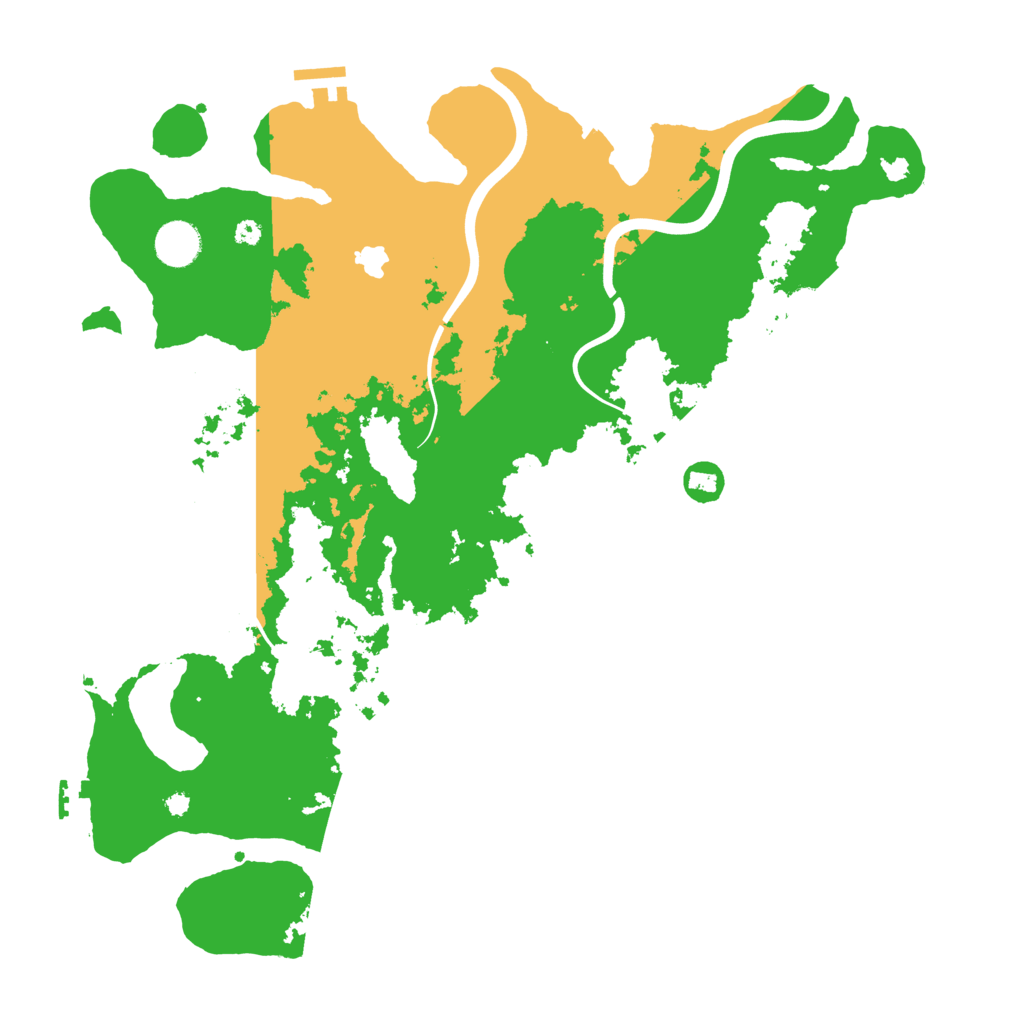Biome Rust Map: Procedural Map, Size: 4000, Seed: 492674