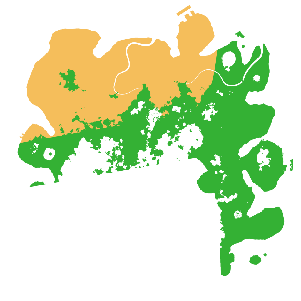 Biome Rust Map: Procedural Map, Size: 3850, Seed: 1957206817