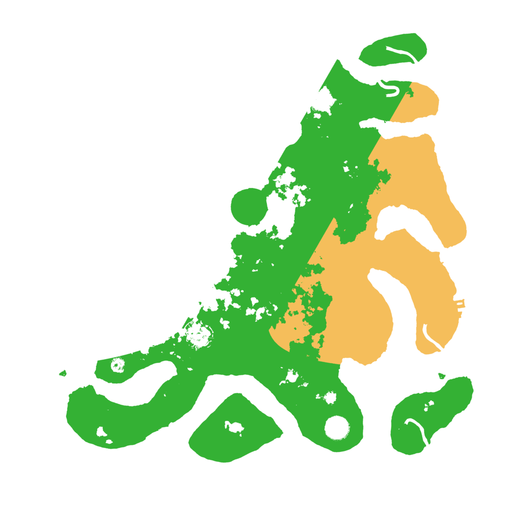 Biome Rust Map: Procedural Map, Size: 3700, Seed: 5815462