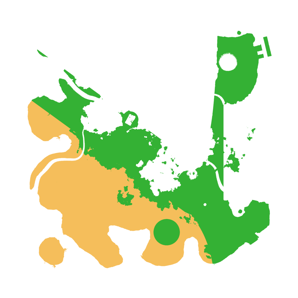 Biome Rust Map: Procedural Map, Size: 3000, Seed: 7881648