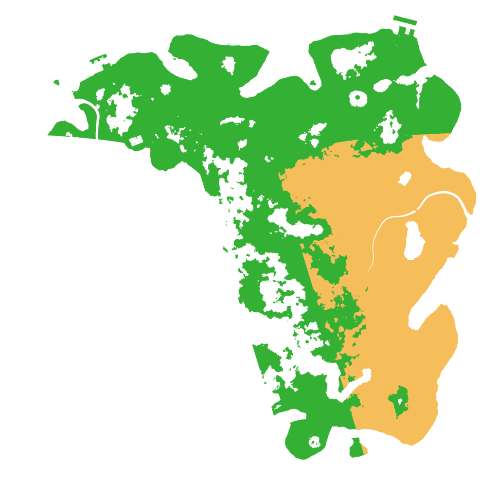 Biome Rust Map: Procedural Map, Size: 4250, Seed: 6460280