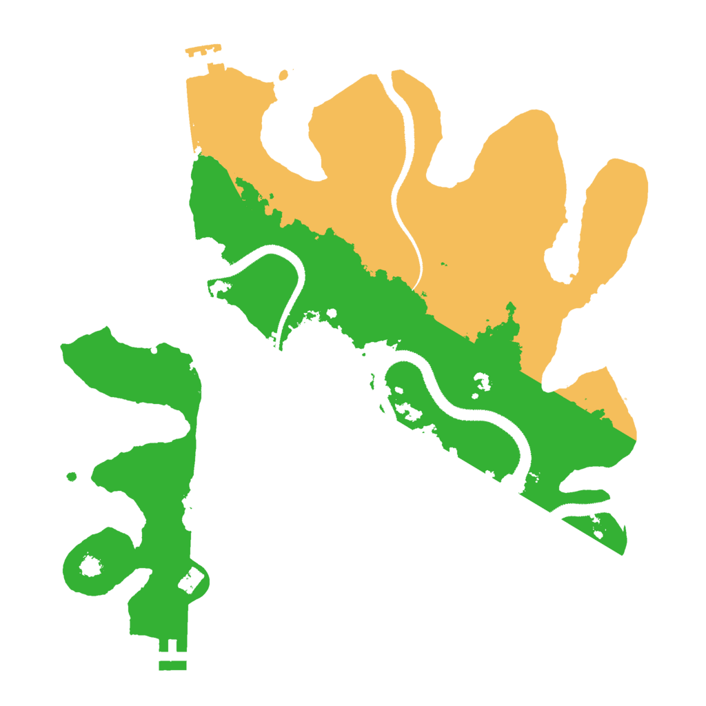 Biome Rust Map: Procedural Map, Size: 3000, Seed: 87092451