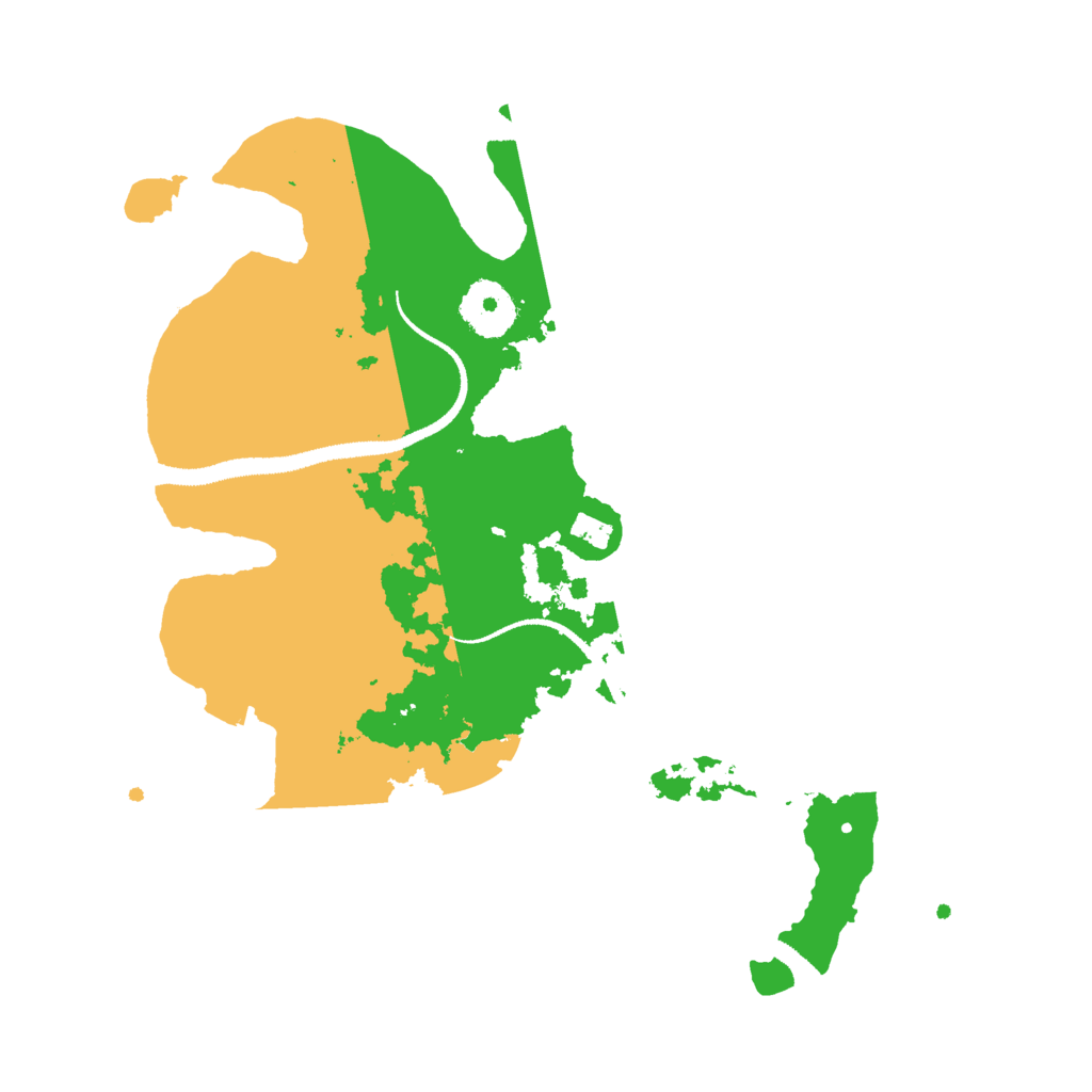 Biome Rust Map: Procedural Map, Size: 3000, Seed: 1010229876
