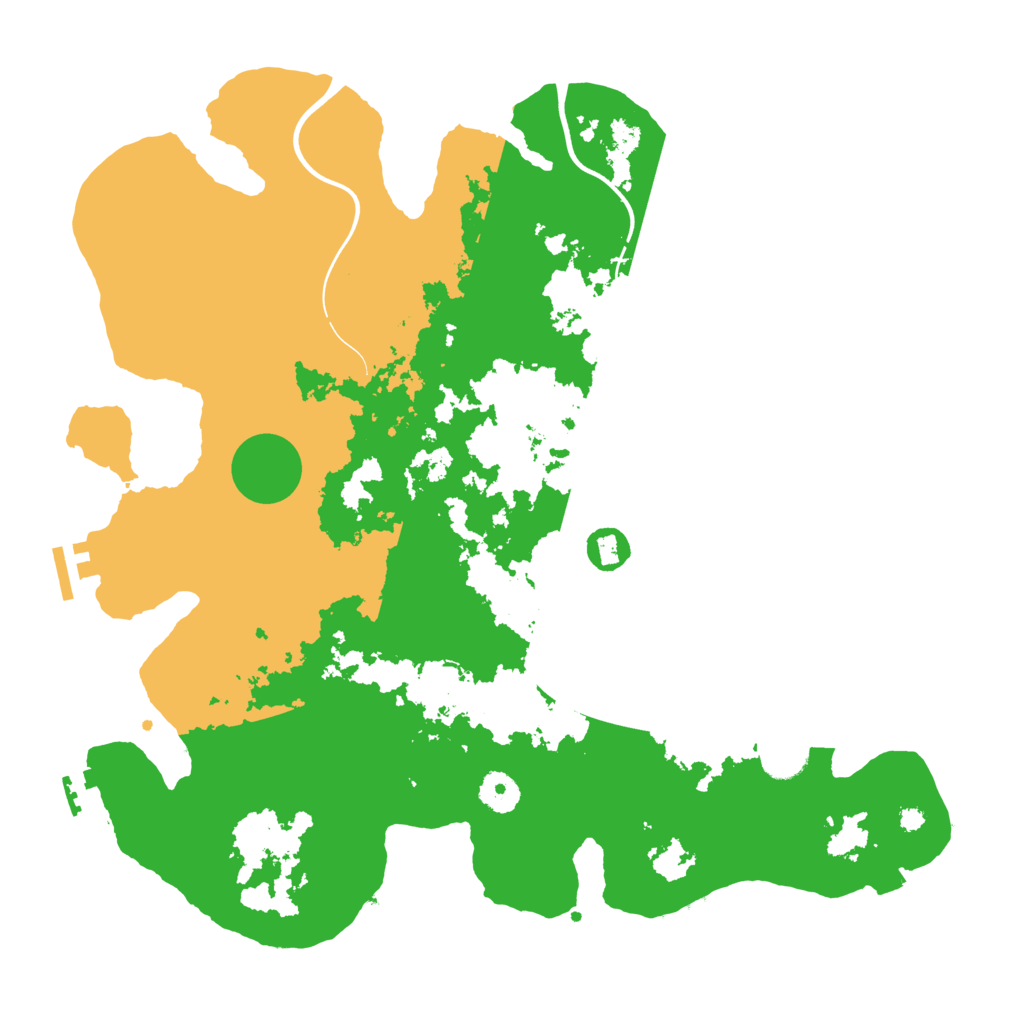 Biome Rust Map: Procedural Map, Size: 3850, Seed: 652611817