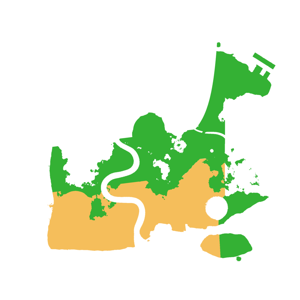 Biome Rust Map: Procedural Map, Size: 2500, Seed: 4814411