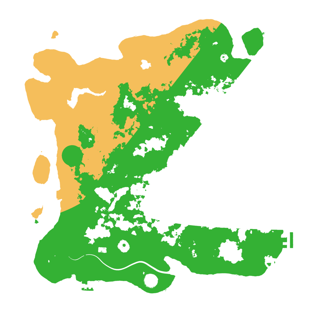 Biome Rust Map: Procedural Map, Size: 4000, Seed: 1217191784