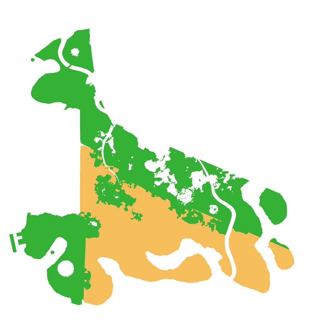Biome Rust Map: Procedural Map, Size: 3500, Seed: 1623132