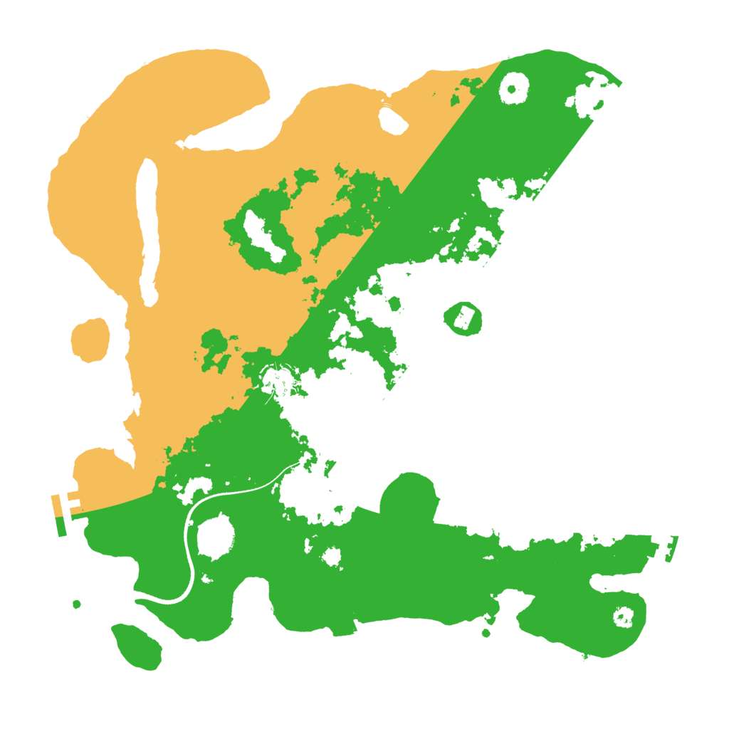 Biome Rust Map: Procedural Map, Size: 3500, Seed: 67681984