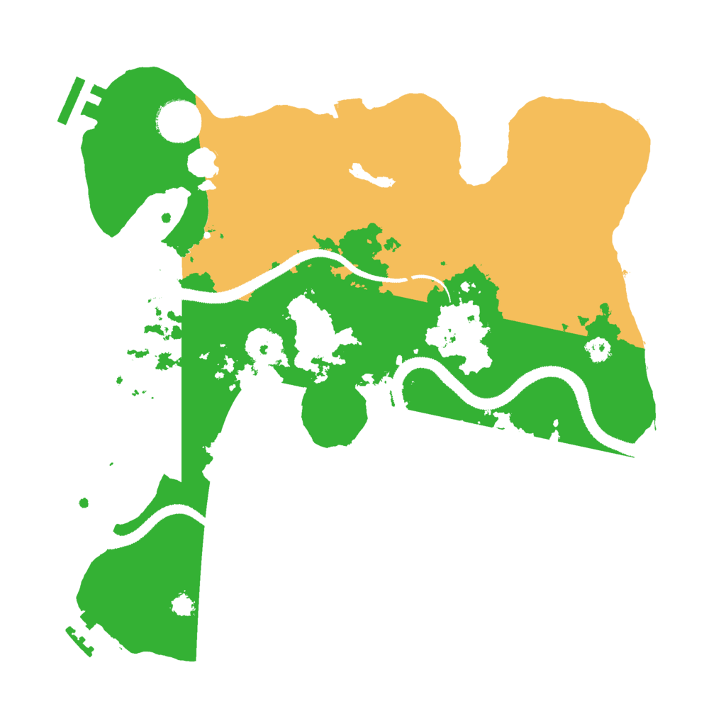 Biome Rust Map: Procedural Map, Size: 3000, Seed: 1342369
