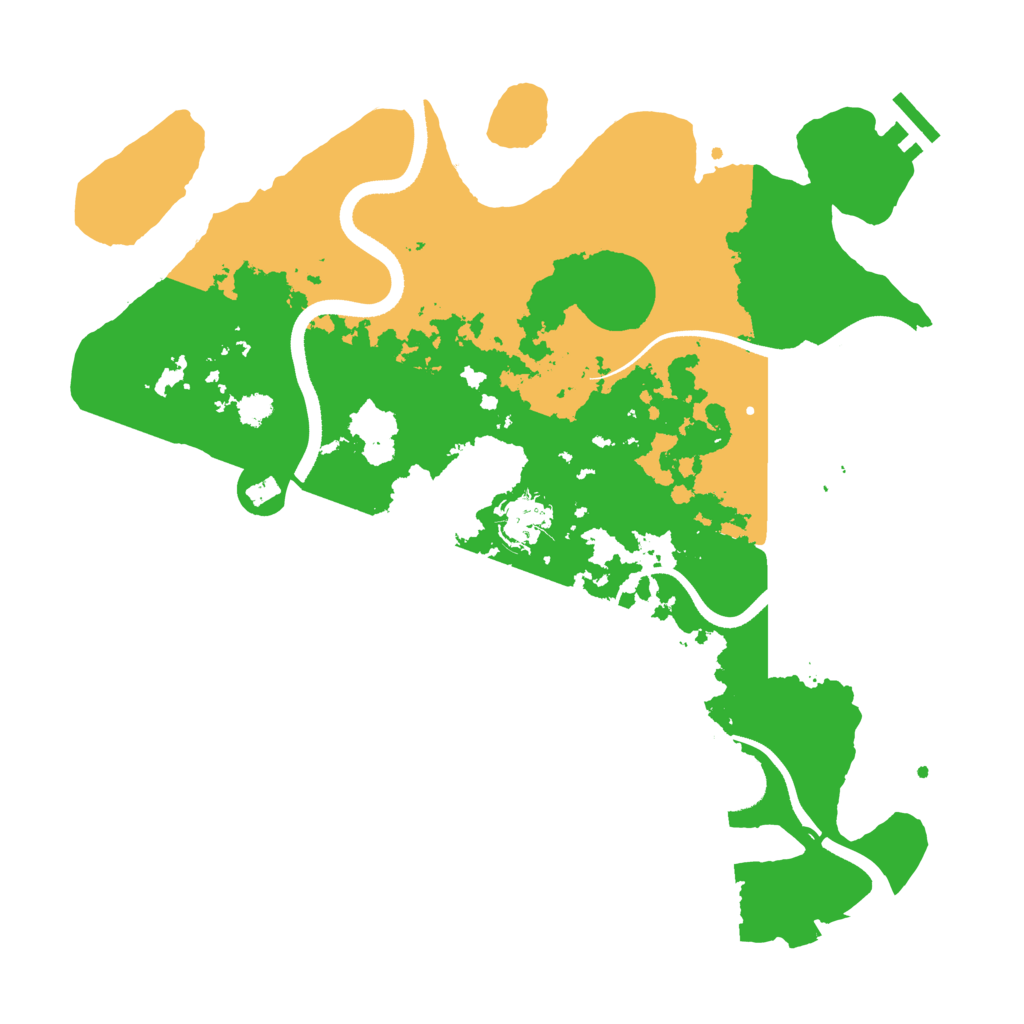 Biome Rust Map: Procedural Map, Size: 3500, Seed: 604453